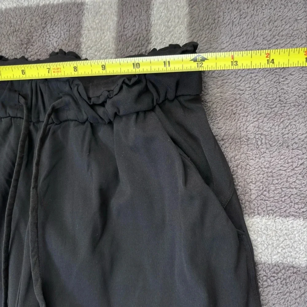 Lululemon Black Jogger Pants‎ Drawstring Elastic Waist Womens Size XS